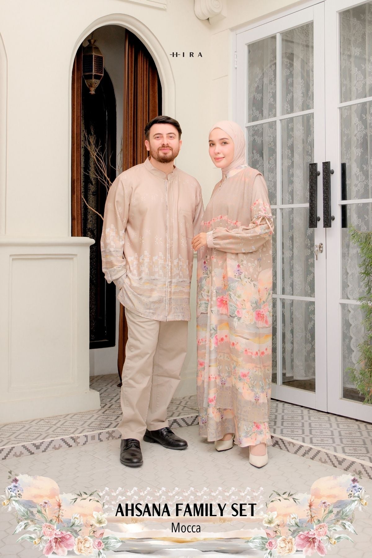 AHSANA Family Set — Mocca | HIRA Raya 2027