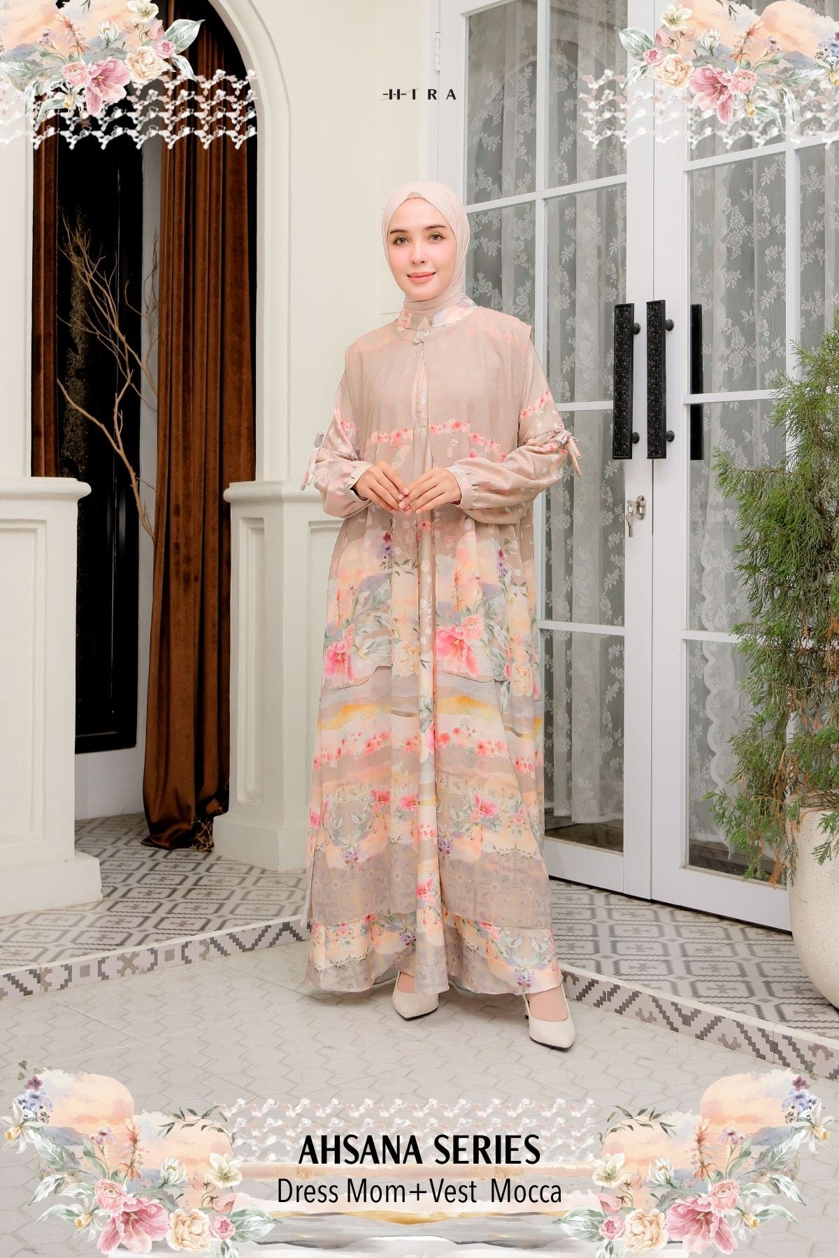AHSANA Family Set — Mocca | HIRA Raya 2027