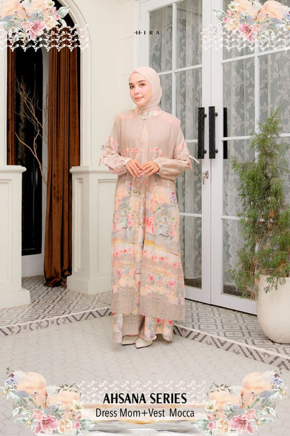 AHSANA Family Set — Mocca | HIRA Raya 2027