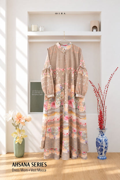 AHSANA Family Set — Mocca | HIRA Raya 2027
