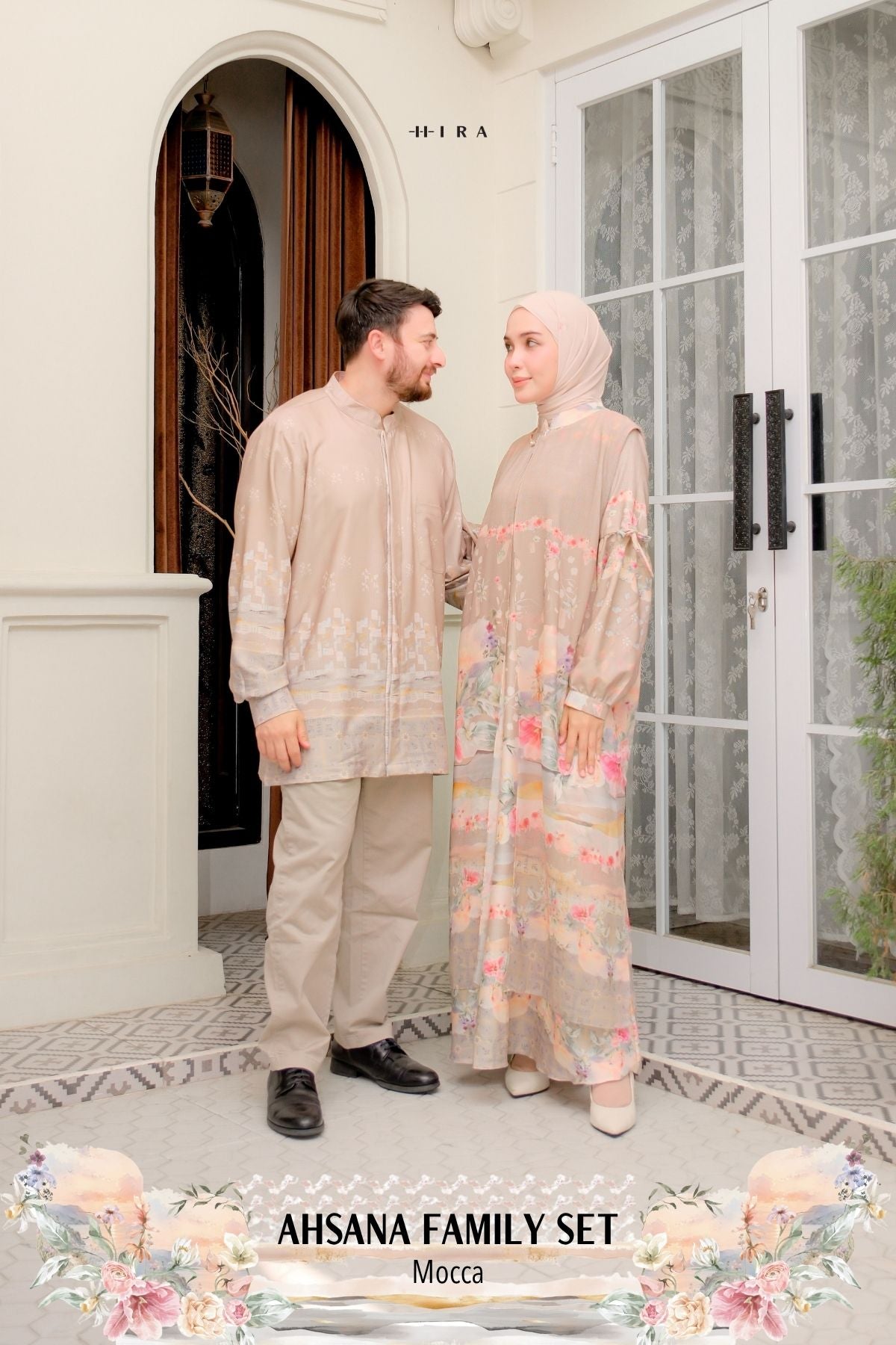 AHSANA Family Set — Mocca | HIRA Raya 2027