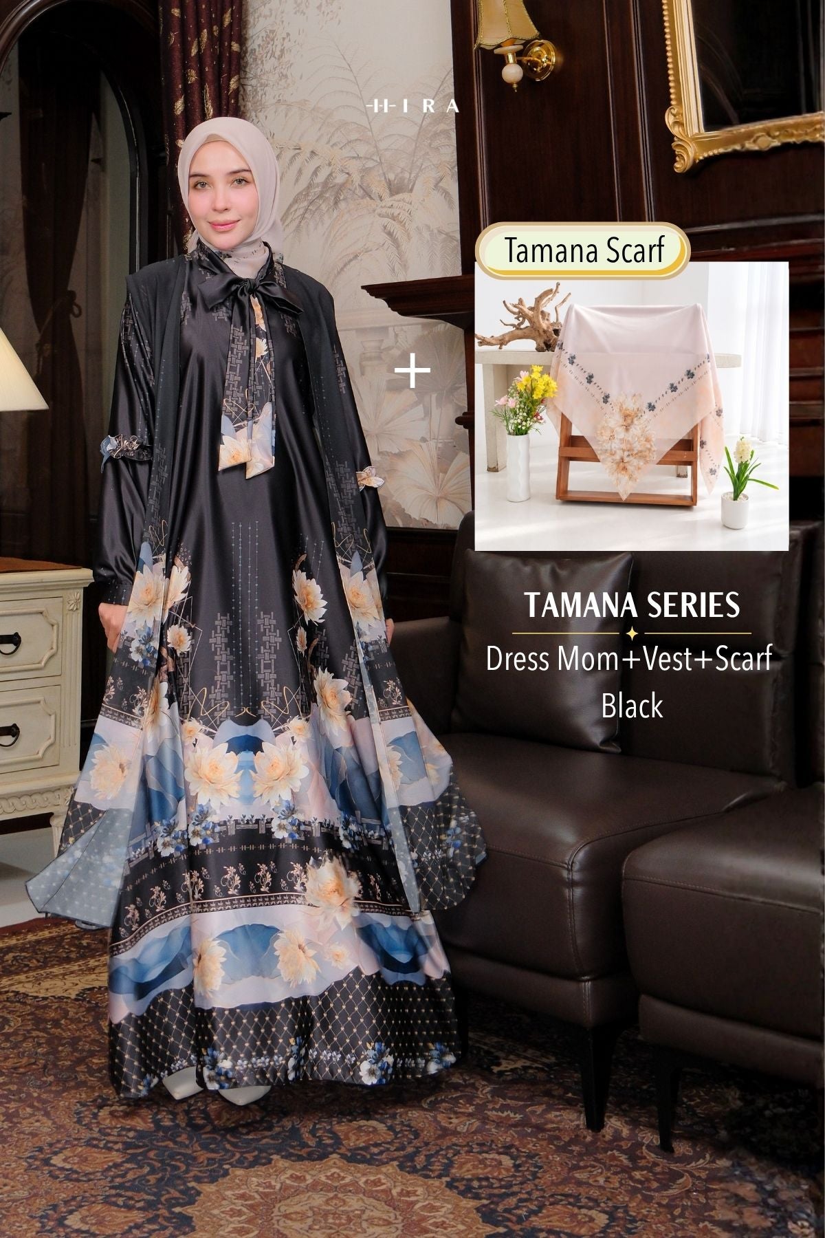TAMANA Family Set — Black | HIRA Raya 2027