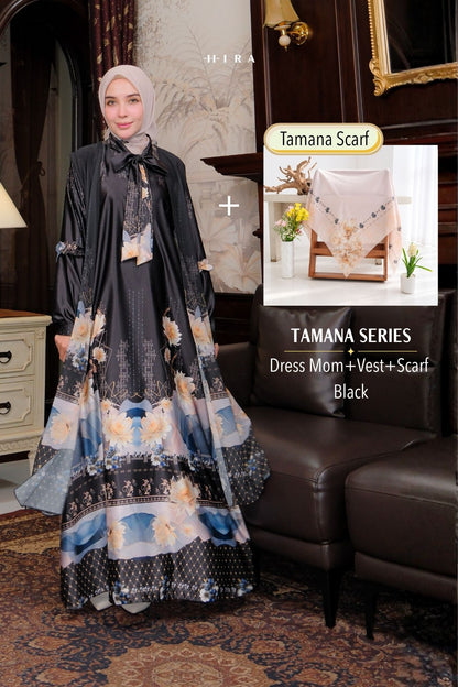TAMANA Family Set — Black | HIRA Raya 2027