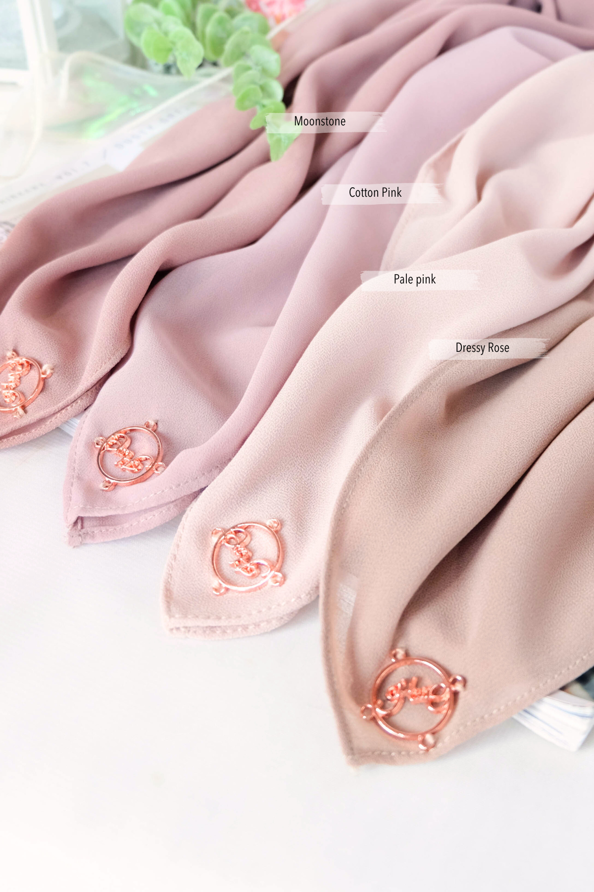 Pashmina Inner Inara - PNR1.10 Cotton Pink