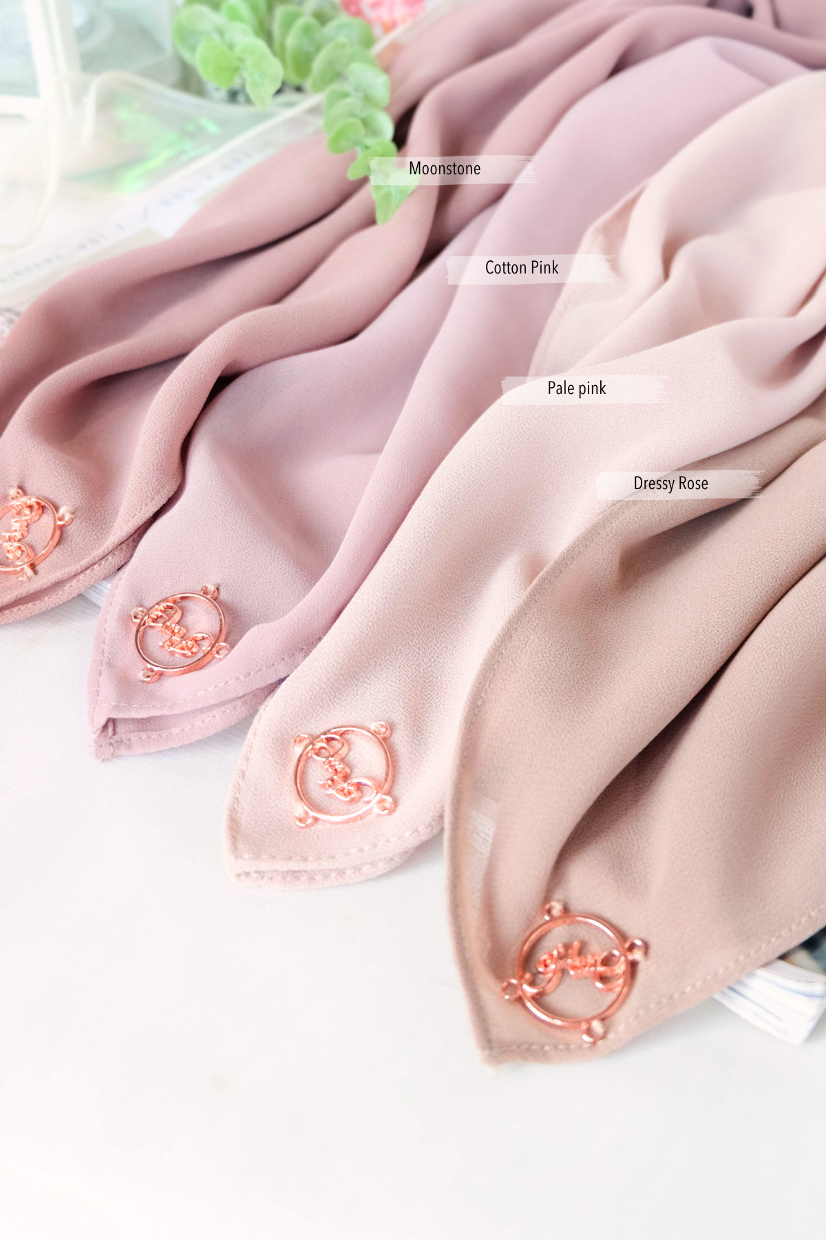 Pashmina Inner Kinara - Cotton Pink
