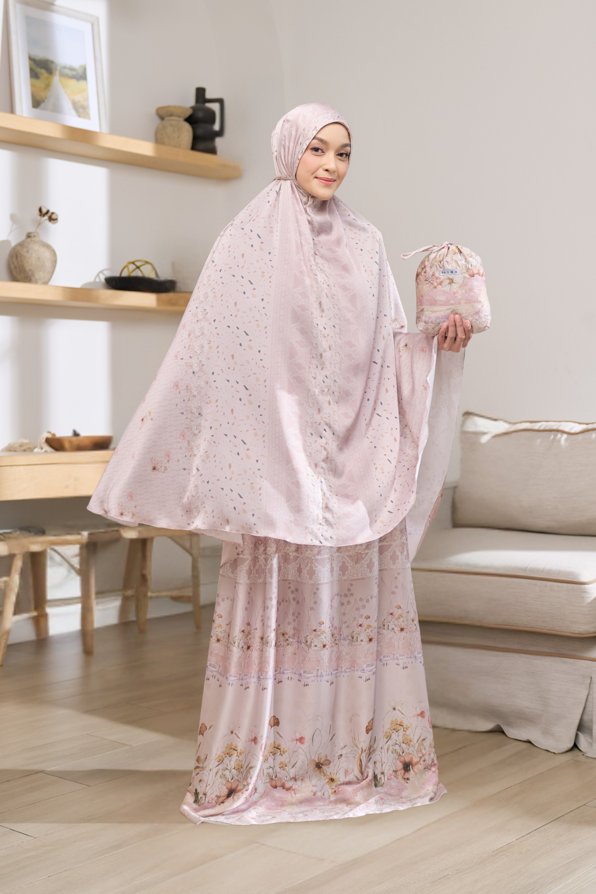 Mukena Rumah Senja Prayer Set - JM03.2 Cream
