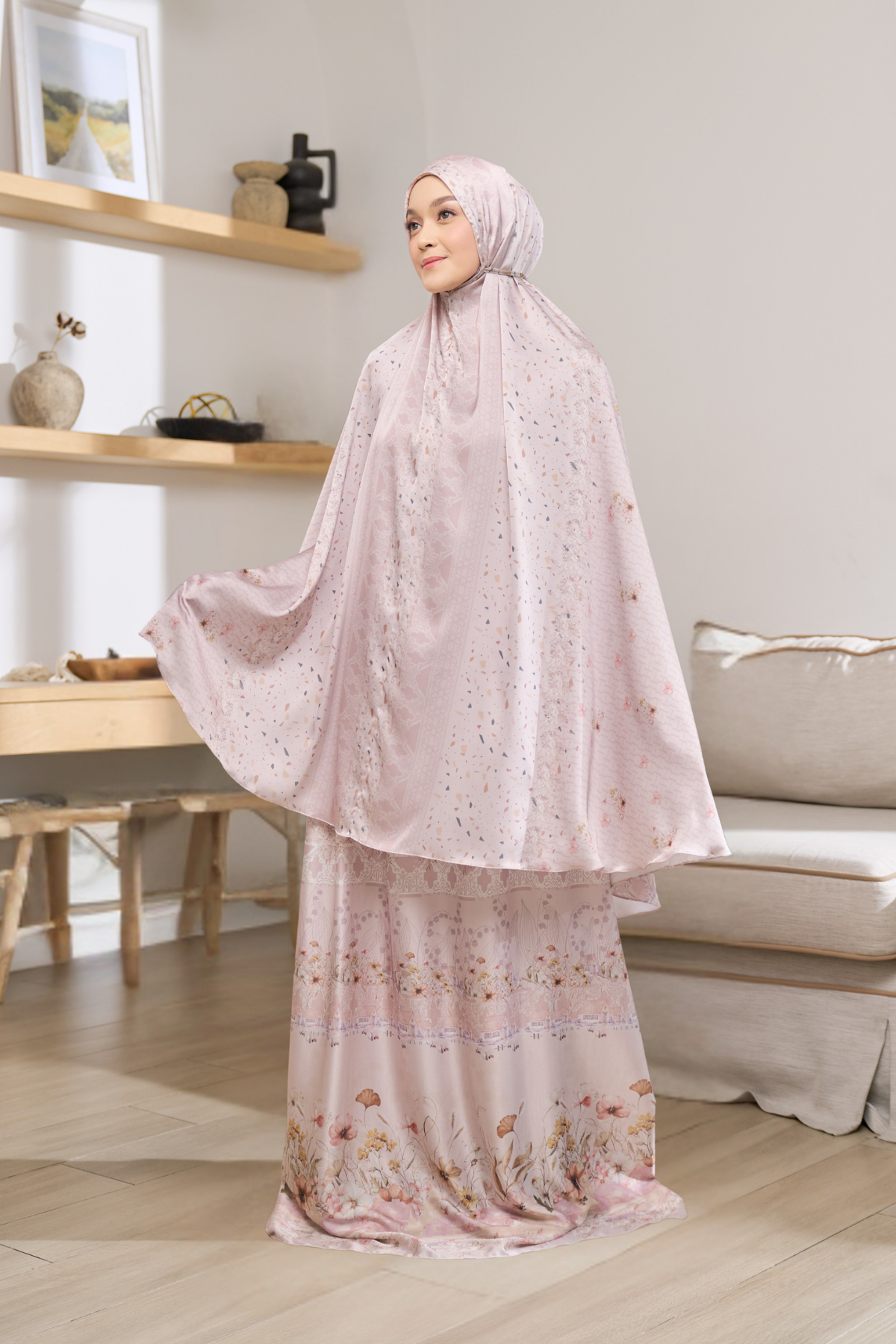 Mukena Rumah Senja Prayer Set - JM03.2 Cream