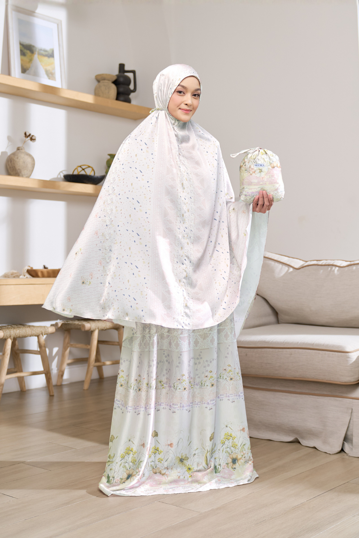 Mukena Rumah Senja Prayer Set - JM03.1 White