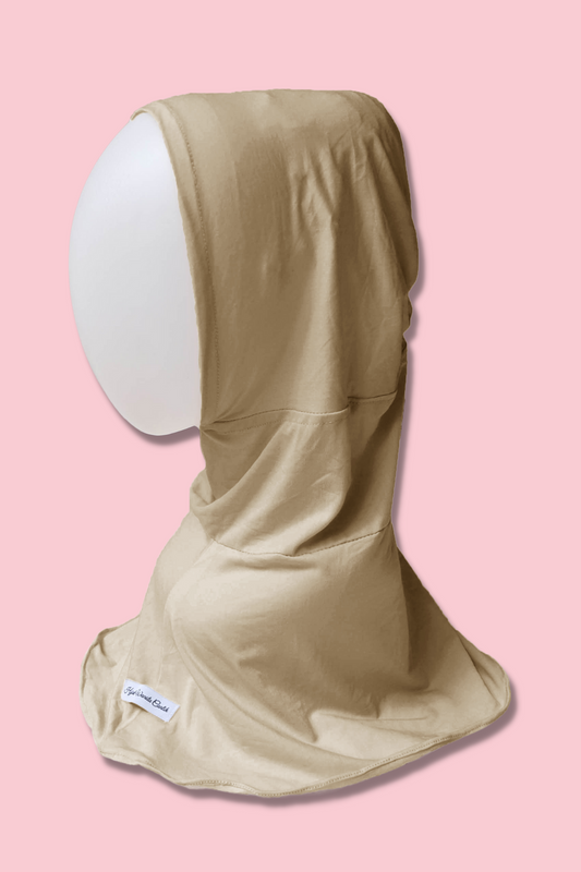 Inner Ninja Kaos Katun Super Nyaman | Ciput Hijab - NJ14.7 Sand Cream