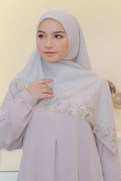 Zinnia Mini - Scarf Square Premium Polycotton | Jasmine - NK73.8