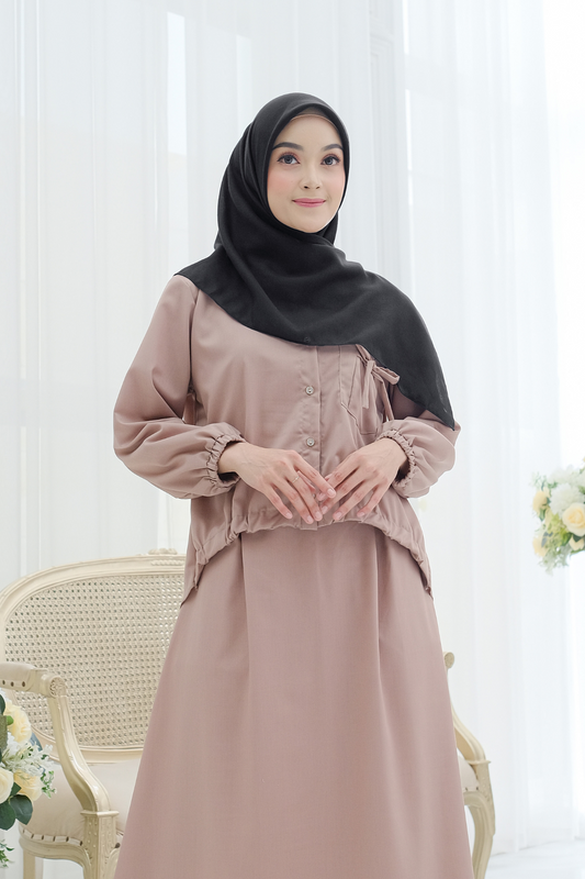 Segiempat Lina Voal - NV23.1 Black