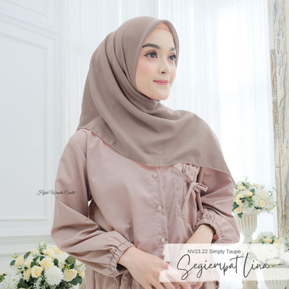 Segiempat Lina Voal - NV23.22 Simply Taupe