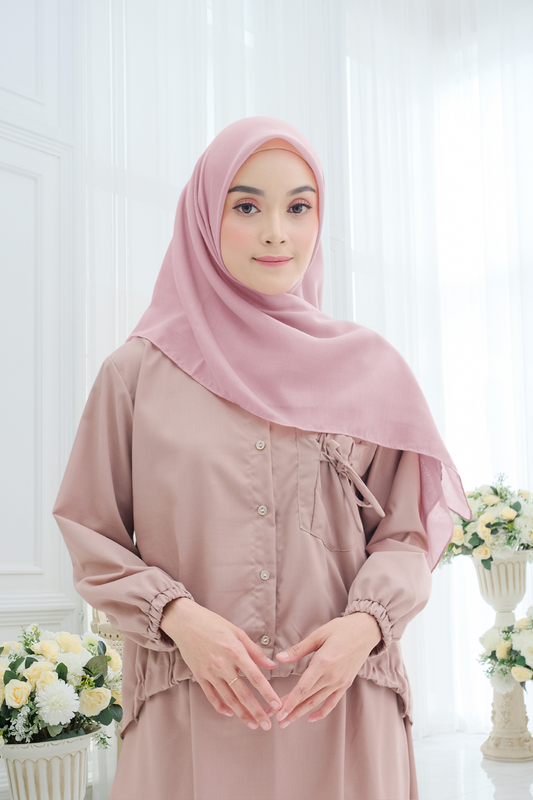 Segiempat Lina Voal - NV23.9 Dusty Grape