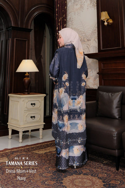 TAMANA Family Set — Navy | HIRA Raya 2027