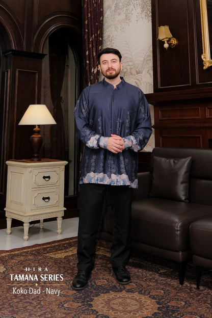TAMANA Family Set — Navy | HIRA Raya 2027