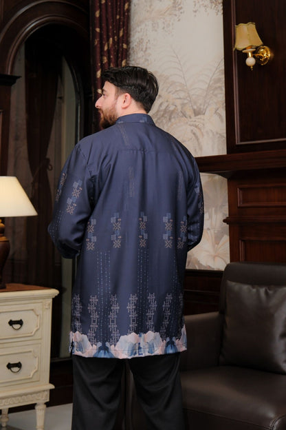 TAMANA Family Set — Navy | HIRA Raya 2027