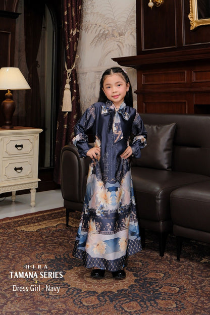 TAMANA Family Set — Navy | HIRA Raya 2027