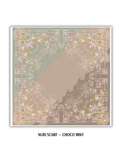 Nuri Scarf - NU33.3 NY33.3 NH33.3 Choco Mint