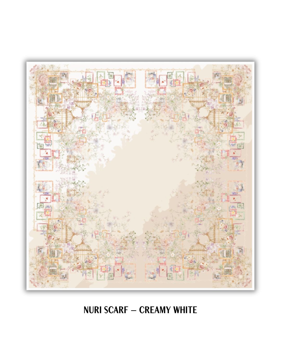 Nuri Scarf - NU33.12 NY33.12 NH33.12 Creamy White