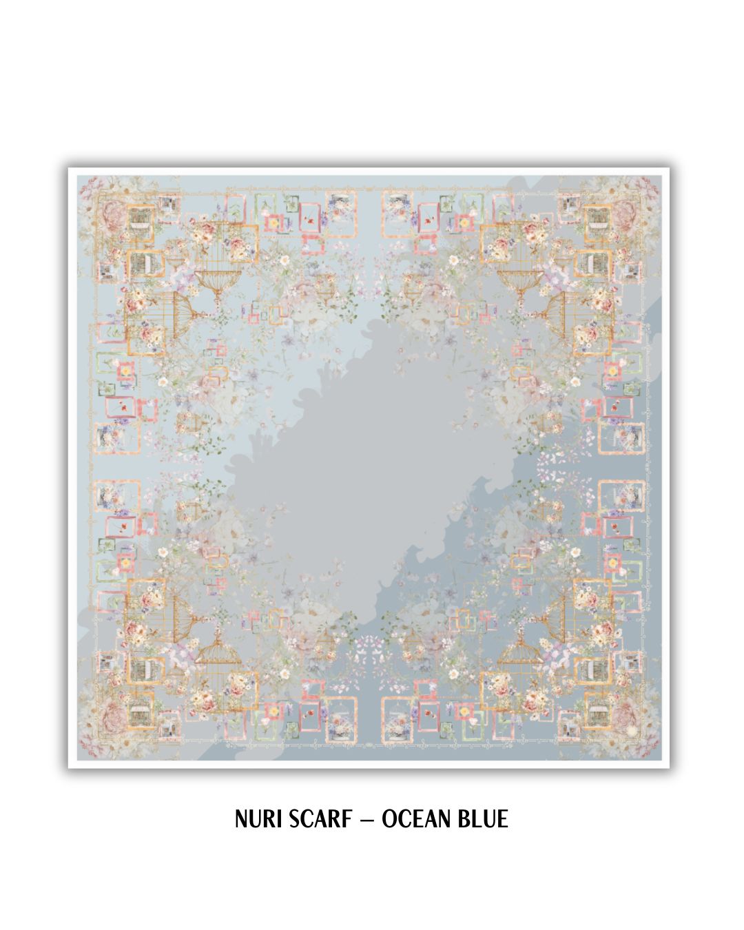 Nuri Scarf - NU33.11 NY33.11 NH33.11 Ocean Blue