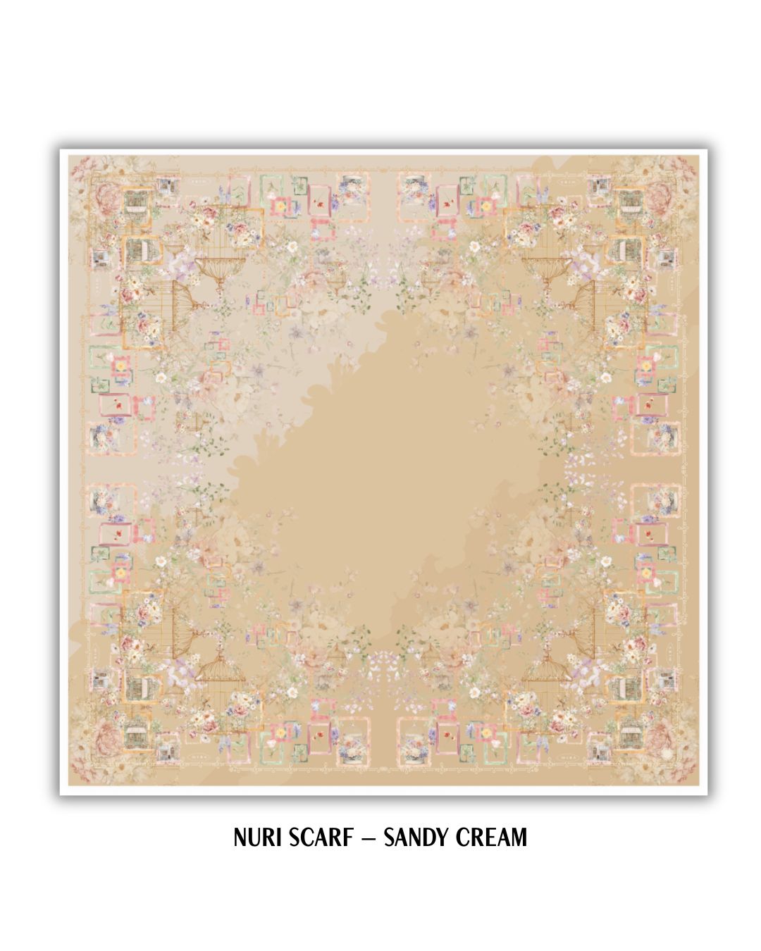 Nuri Scarf - NU33.8 NY33.8 NH33.8 Sandy Cream
