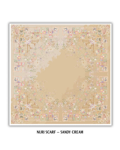 Nuri Scarf - NU33.8 NY33.8 NH33.8 Sandy Cream