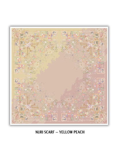 Nuri Scarf - NU33.9 NY33.9 NH33.9 Yellow Peach
