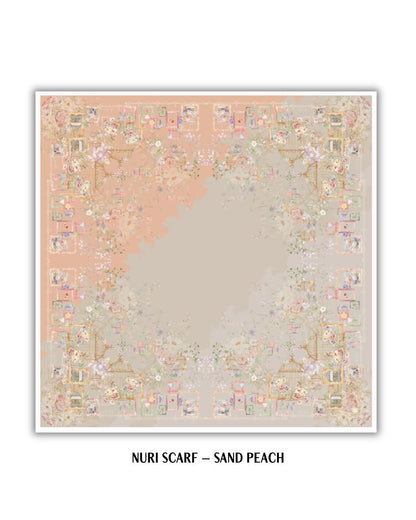 Nuri Scarf - NU33.7 NY33.7 NH33.7 Sand Peach