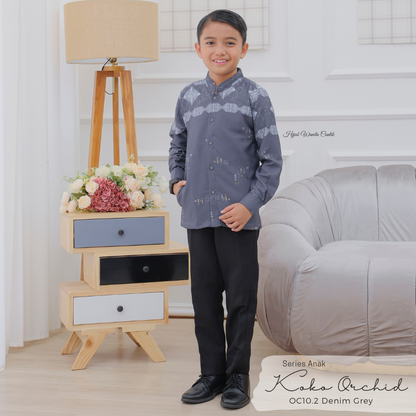 [CLEARANCE SALE] Koko Anak Orchid Series - OC10.2 Denim Grey