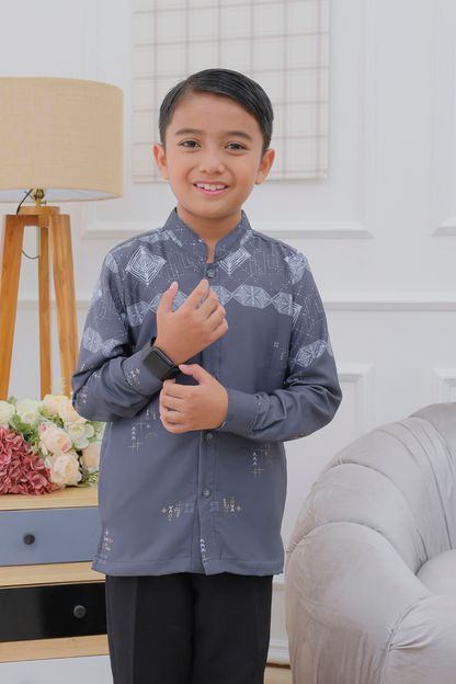 [CLEARANCE SALE] Koko Anak Orchid Series - OC10.2 Denim Grey