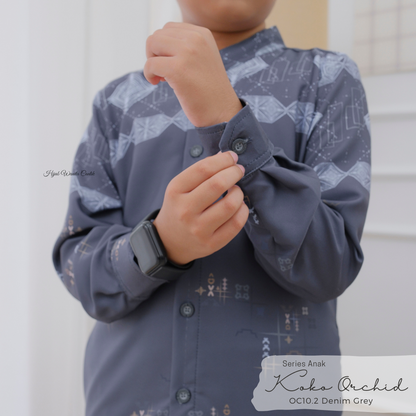 [CLEARANCE SALE] Koko Anak Orchid Series - OC10.2 Denim Grey