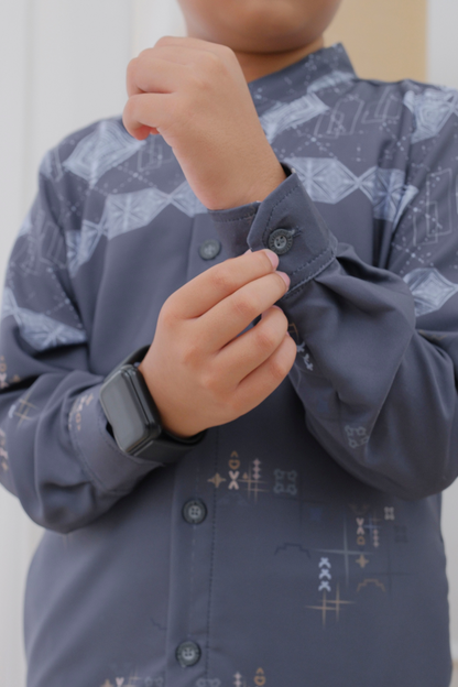 [CLEARANCE SALE] Koko Anak Orchid Series - OC10.2 Denim Grey