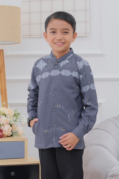 [CLEARANCE SALE] Koko Anak Orchid Series - OC10.2 Denim Grey