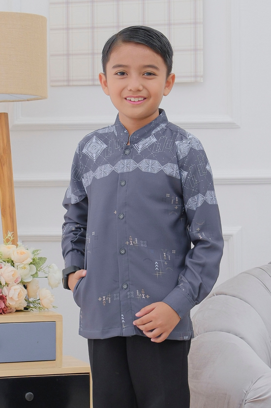 [CLEARANCE SALE] Koko Anak Orchid Series - OC10.2 Denim Grey