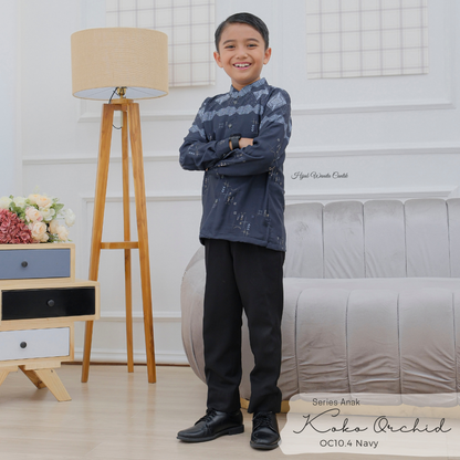 [CLEARANCE SALE] Koko Anak Orchid Series - OC10.4 Navy