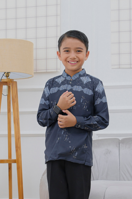 [CLEARANCE SALE] Koko Anak Orchid Series - OC10.4 Navy