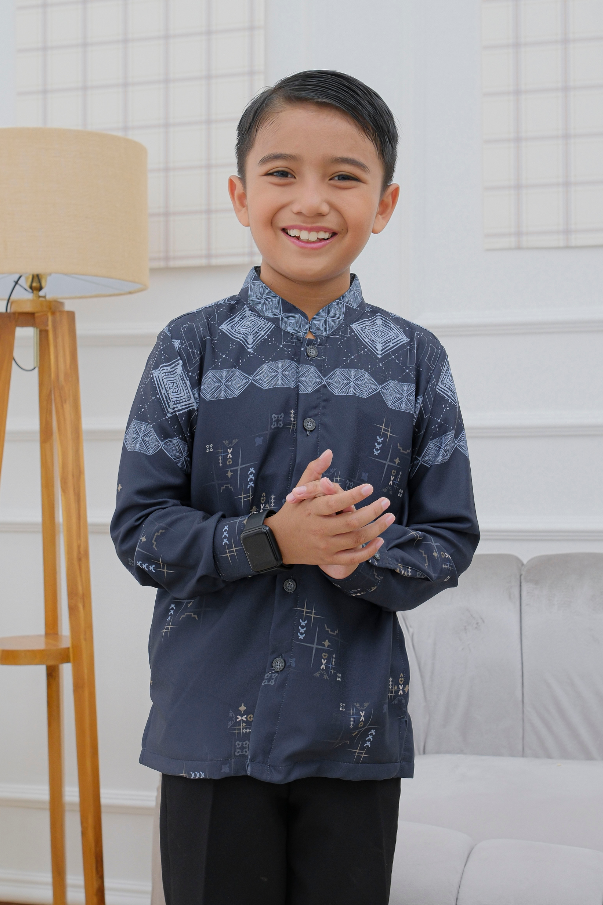 [CLEARANCE SALE] Koko Anak Orchid Series - OC10.4 Navy