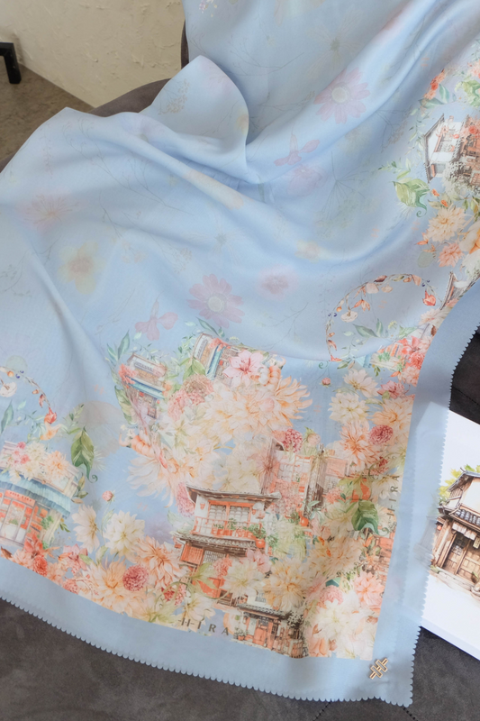 [ BUY 3 GET 1 FREE HIJAB ] Ohayo Scarf - Mizu Blue