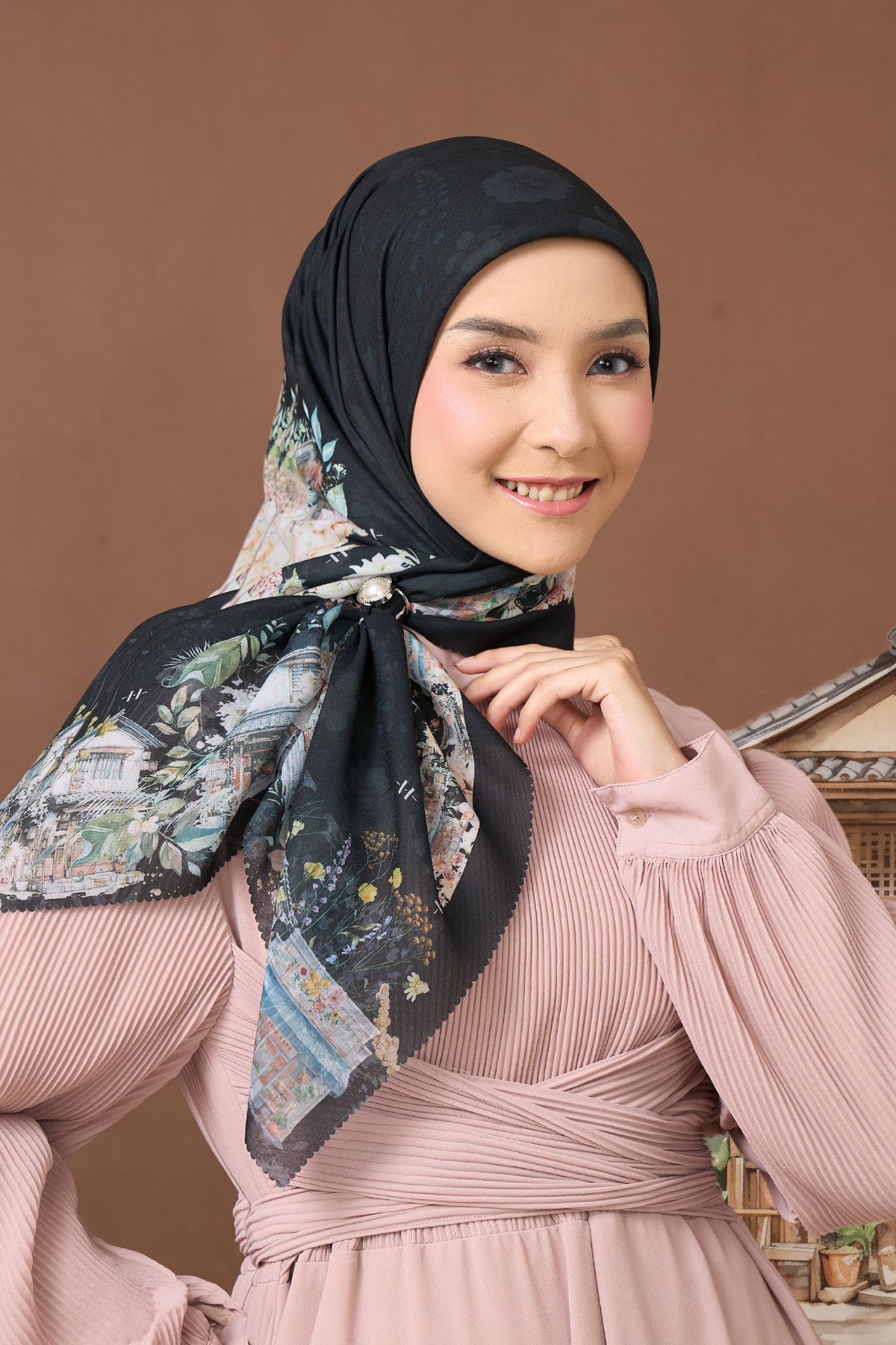 Ohayo Scarf - Yama Black