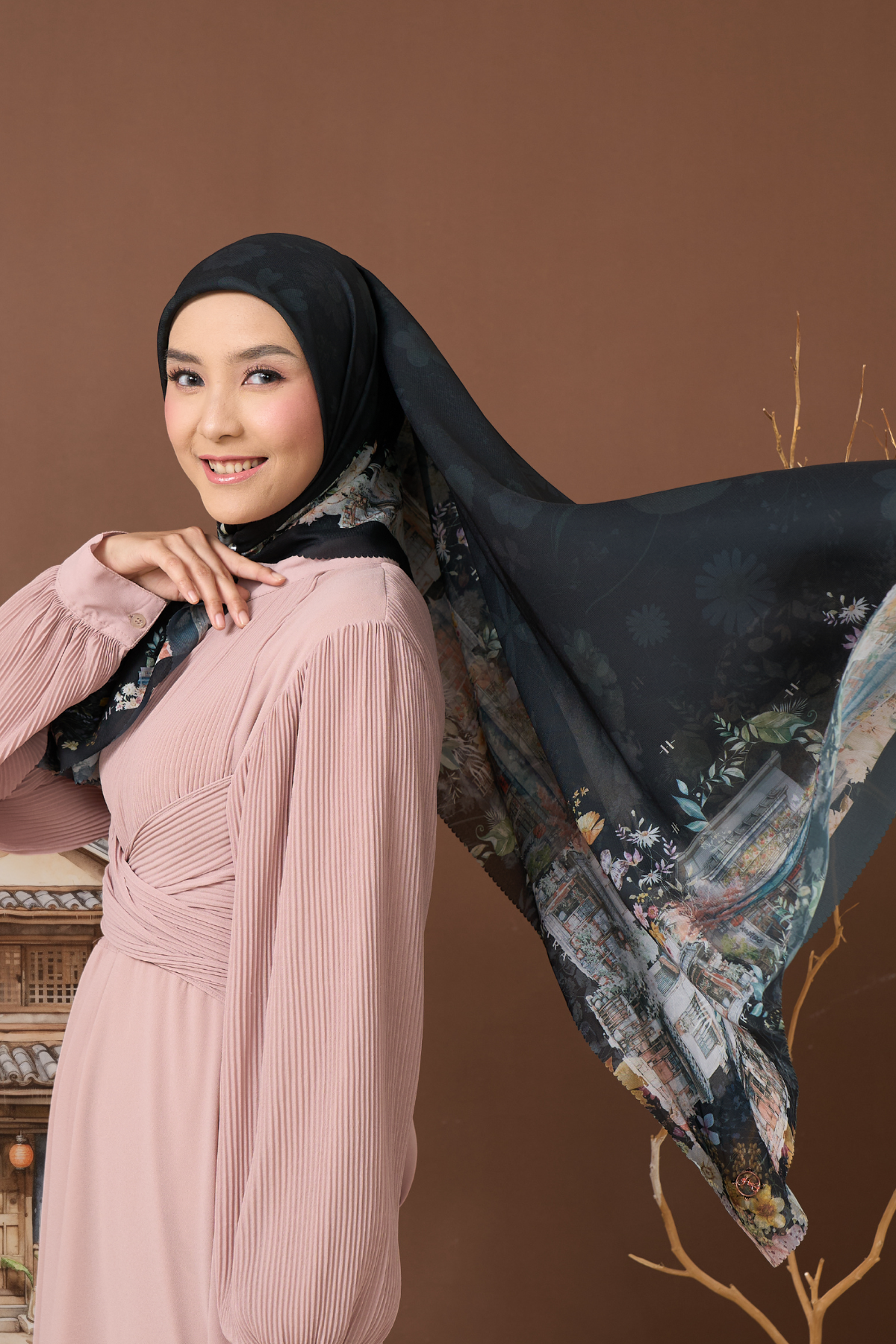 Ohayo Scarf - Yama Black