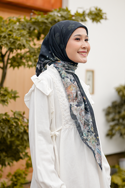 Ohayo Scarf - Yama Black