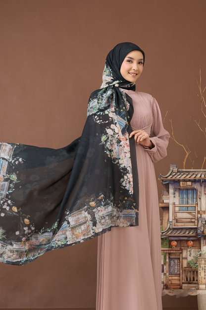 Ohayo Scarf - Yama Black