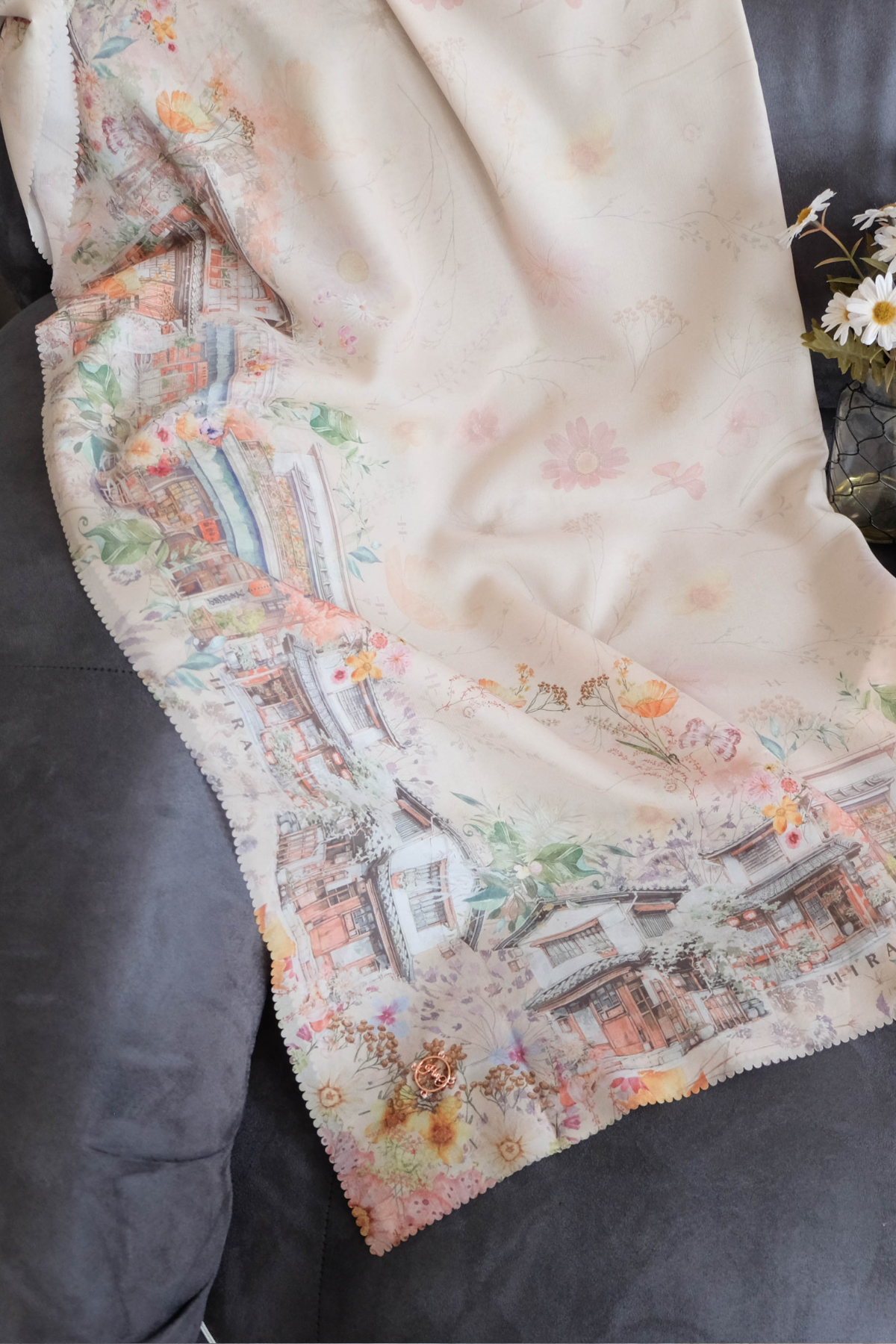 [ BUY 3 GET 1 FREE HIJAB ] Ohayo Scarf - Akane Sand