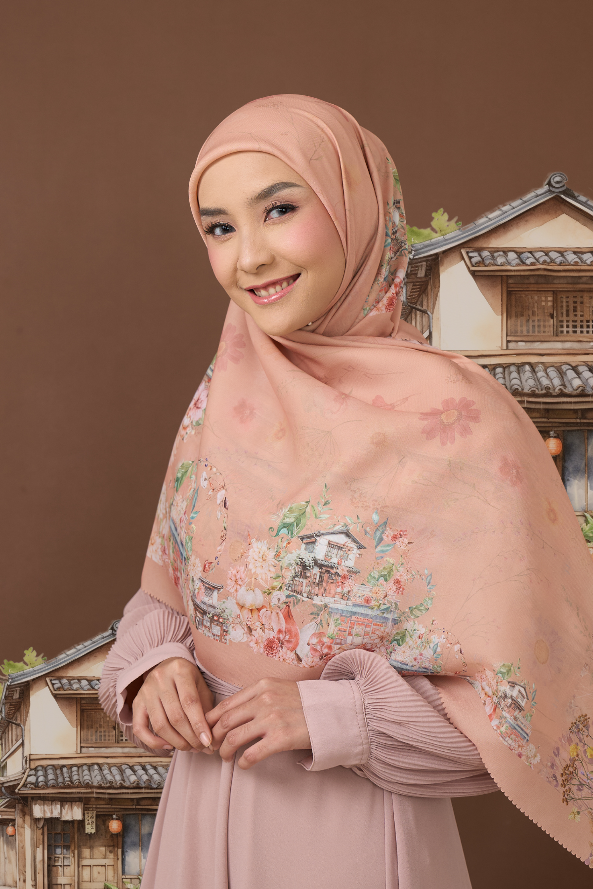 [ BUY 3 GET 1 FREE HIJAB ] Ohayo Scarf - Kabocha