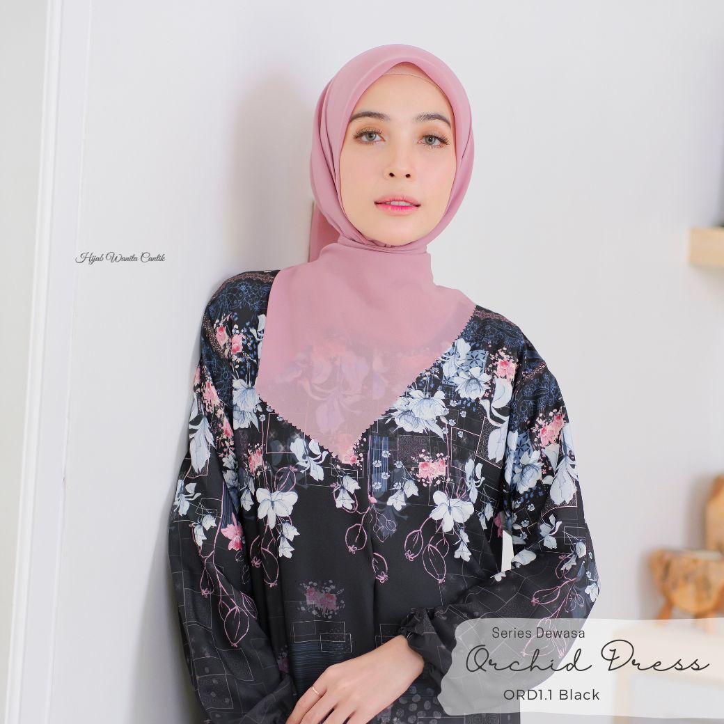 Orchid Dress - Black