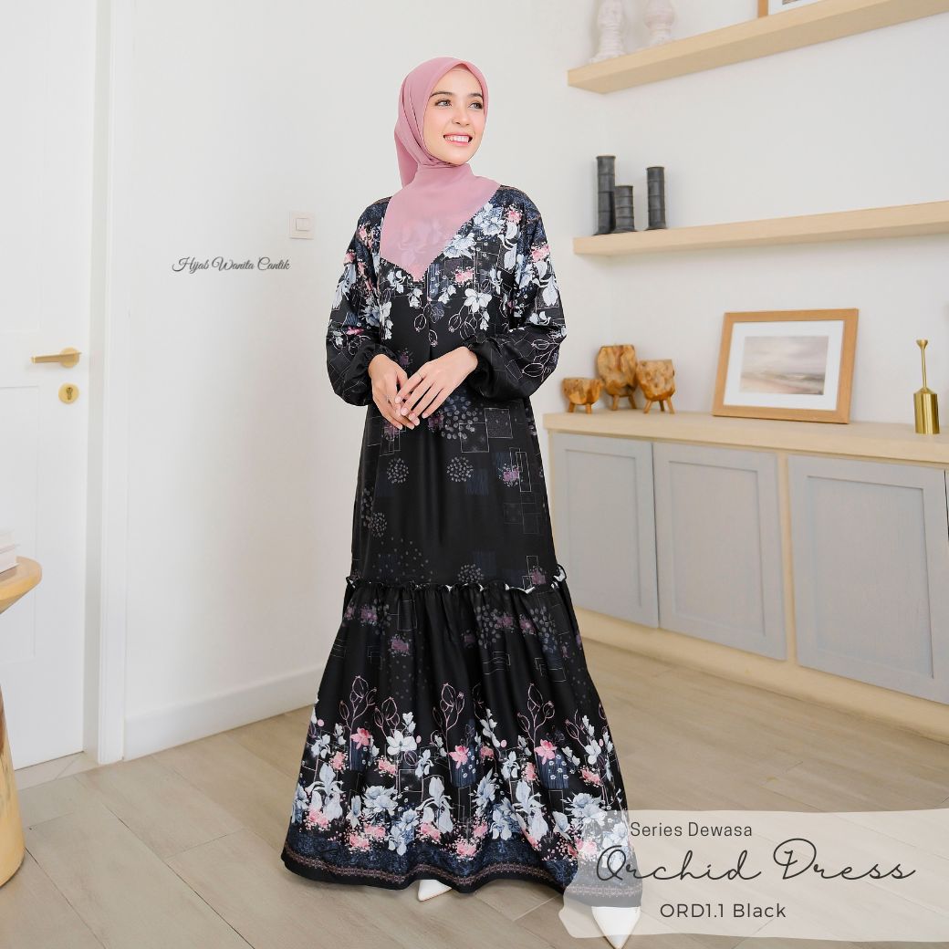 Orchid Dress - ORD1.1 Black