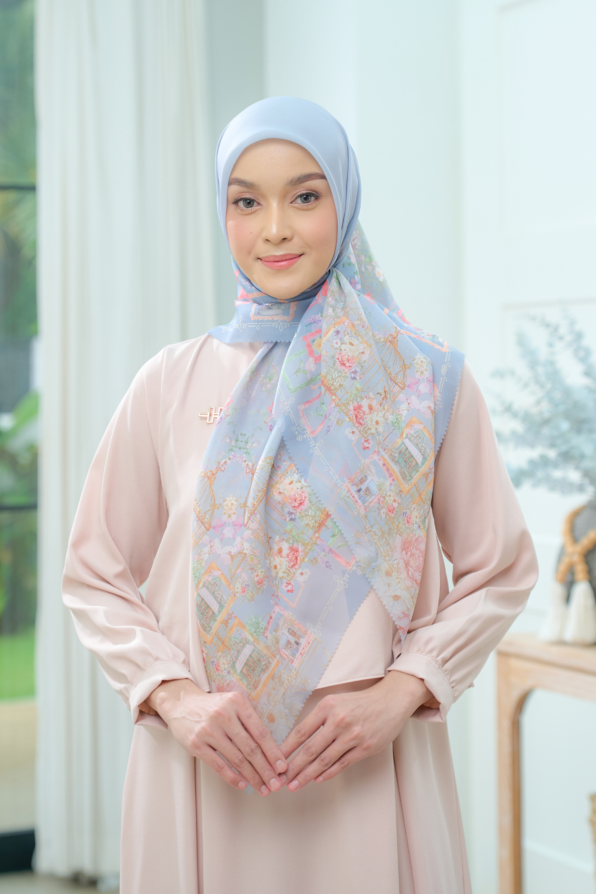 Nuri Scarf - NU33.11 NY33.11 NH33.11 Ocean Blue