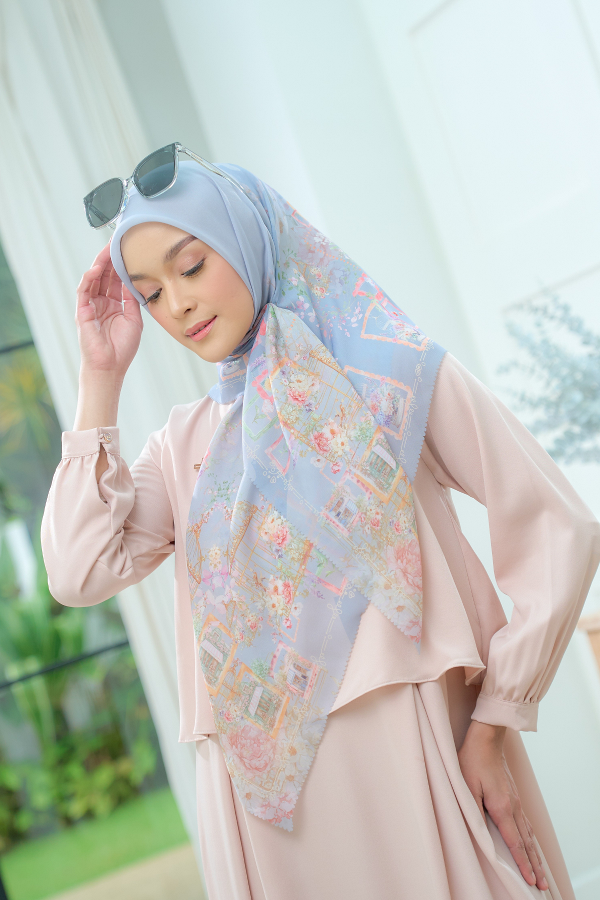 Nuri Scarf - NU33.11 NY33.11 NH33.11 Ocean Blue
