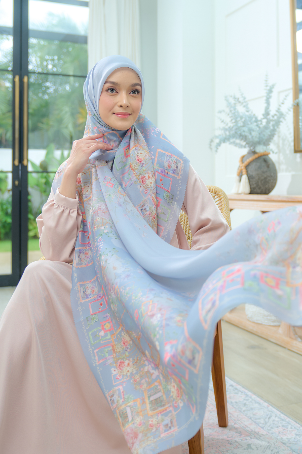 Nuri Scarf - NU33.11 NY33.11 NH33.11 Ocean Blue