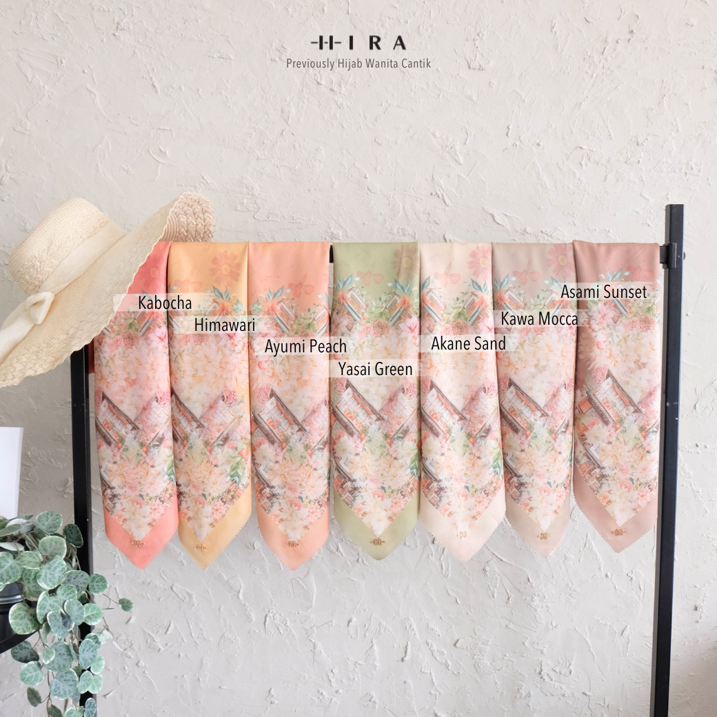[ BUY 3 GET 1 FREE HIJAB ] Ohayo Scarf - Asami Sunset
